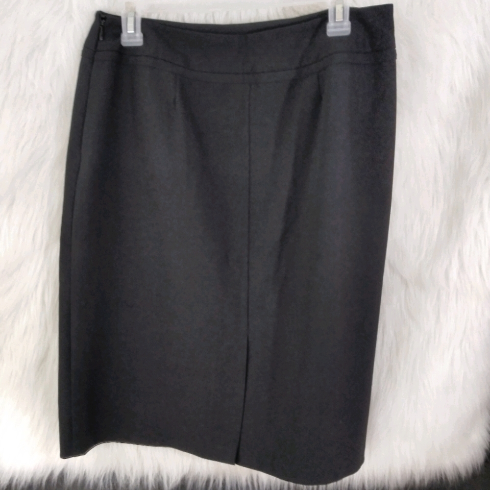 GEORGE Stretch Black A Line Skirt Size 10 - Picture 3 of 7